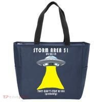 Storm Area 51 They Can't Stop Us Probably Tote Bag thumb 0