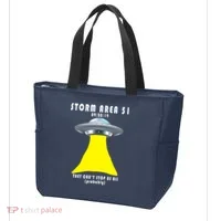 Storm Area 51 They Can't Stop Us Probably Tote Bag thumb 3