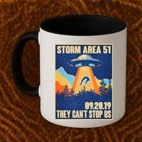 Storm Area 51 Travel Poster They Can't Stop Us Coffee Mug thumb 2