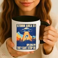 Storm Area 51 Travel Poster They Can't Stop Us Coffee Mug thumb 3