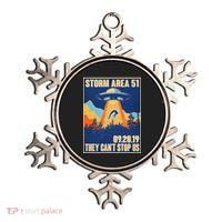 Storm Area 51 Travel Poster They Can't Stop Us Ornament thumb 0