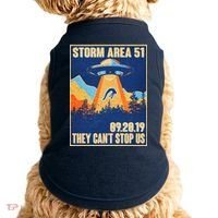 Storm Area 51 Travel Poster They Can't Stop Us Doggie Tank thumb 0