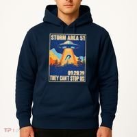 Storm Area 51 Travel Poster They Can't Stop Us Hoodie thumb 2