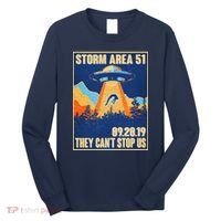 Storm Area 51 Travel Poster They Can't Stop Us Long Sleeve Shirt thumb 0