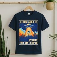 Storm Area 51 Travel Poster They Can't Stop Us T-Shirt thumb 2