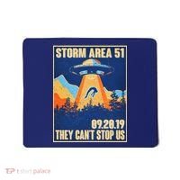 Storm Area 51 Travel Poster They Can't Stop Us Mousepad thumb 0
