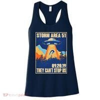Storm Area 51 Travel Poster They Can't Stop Us Women's Tank Top thumb 0