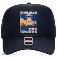 Storm Area 51 Travel Poster They Can't Stop Us Hat thumb 0