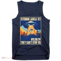 Storm Area 51 Travel Poster They Can't Stop Us Tank Top thumb 0