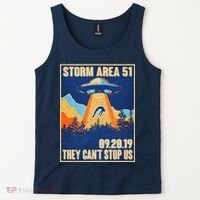 Storm Area 51 Travel Poster They Can't Stop Us Tank Top thumb 2