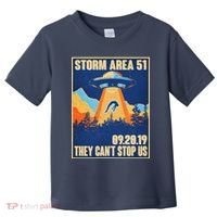 Storm Area 51 Travel Poster They Can't Stop Us Toddler T-Shirt thumb 0