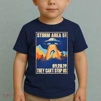 Storm Area 51 Travel Poster They Can't Stop Us Toddler T-Shirt thumb 2