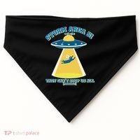 Storm Area 51 UFO Cat They Can't Stop Us All USA-Made Doggie Bandana thumb 0