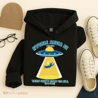 Storm Area 51 UFO Cat They Can't Stop Us All Hoodie thumb 4