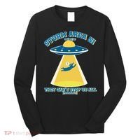 Storm Area 51 UFO Cat They Can't Stop Us All Long Sleeve Shirt thumb 0