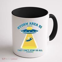 Storm Area 51 UFO Cat They Can't Stop Us All Coffee Mug thumb 1