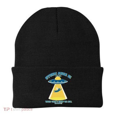 Storm Area 51 UFO Cat They Can't Stop Us All Beanie