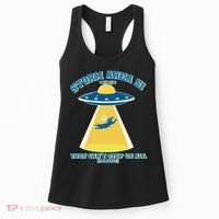 Storm Area 51 UFO Cat They Can't Stop Us All Women's Tank Top thumb 0