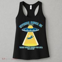 Storm Area 51 UFO Cat They Can't Stop Us All Women's Tank Top thumb 3
