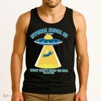Storm Area 51 UFO Cat They Can't Stop Us All Tank Top thumb 3