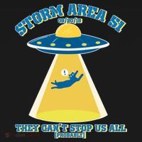 Storm Area 51 UFO Cat They Can't Stop Us All Women's T-Shirt thumb 6