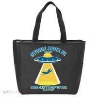Storm Area 51 UFO Cat They Can't Stop Us All Tote Bag thumb 0