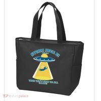 Storm Area 51 UFO Cat They Can't Stop Us All Tote Bag thumb 3