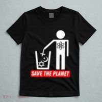 Save The Planet Humanist Anti Religion Atheist Atheism T-Shirt thumb 5