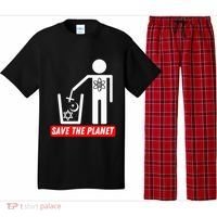 Save The Planet Humanist Anti Religion Atheist Atheism Pajama Set thumb 0