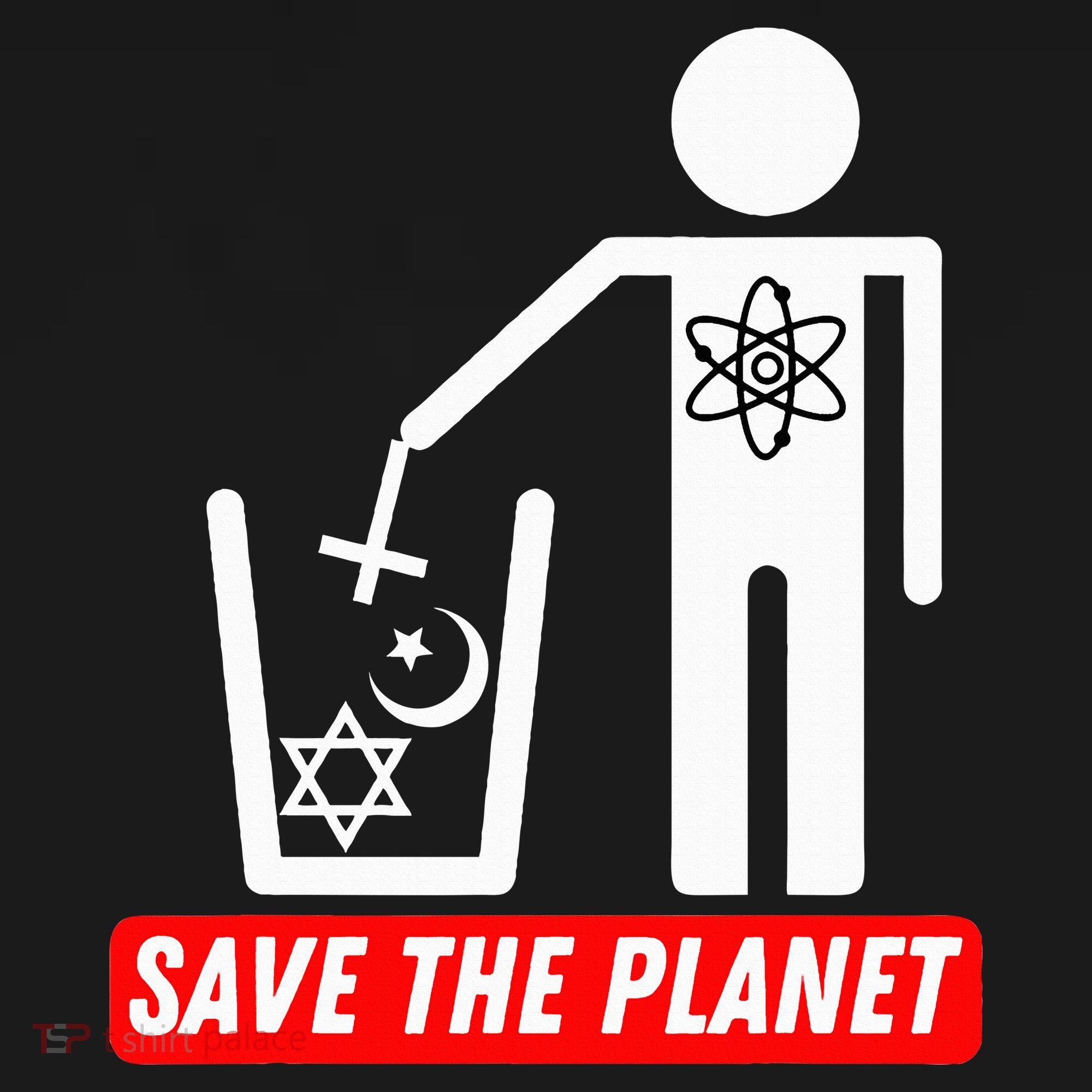Save The Planet Humanist Anti Religion Atheist Atheism Women's Hoodie