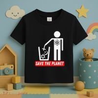 Save The Planet Humanist Anti Religion Atheist Atheism Toddler T-Shirt thumb 3