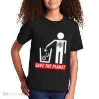 Save The Planet Humanist Anti Religion Atheist Atheism Kids T-Shirt thumb 2