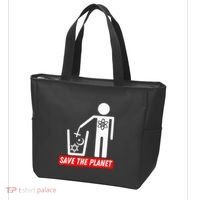 Save The Planet Humanist Anti Religion Atheist Atheism Tote Bag thumb 3