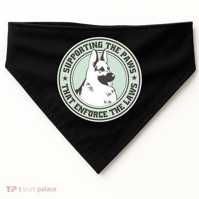 Supporting The Paws That Enforce The Laws USA-Made Doggie Bandana