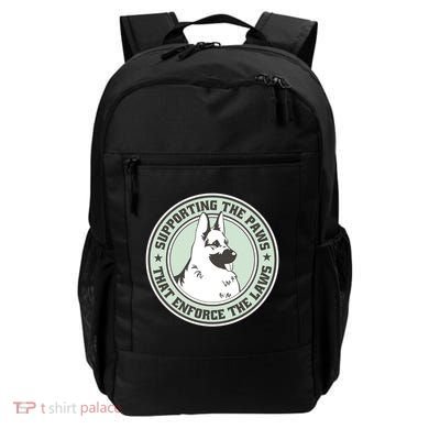 Supporting The Paws That Enforce The Laws Backpack