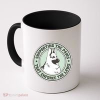Supporting The Paws That Enforce The Laws Coffee Mug thumb 0