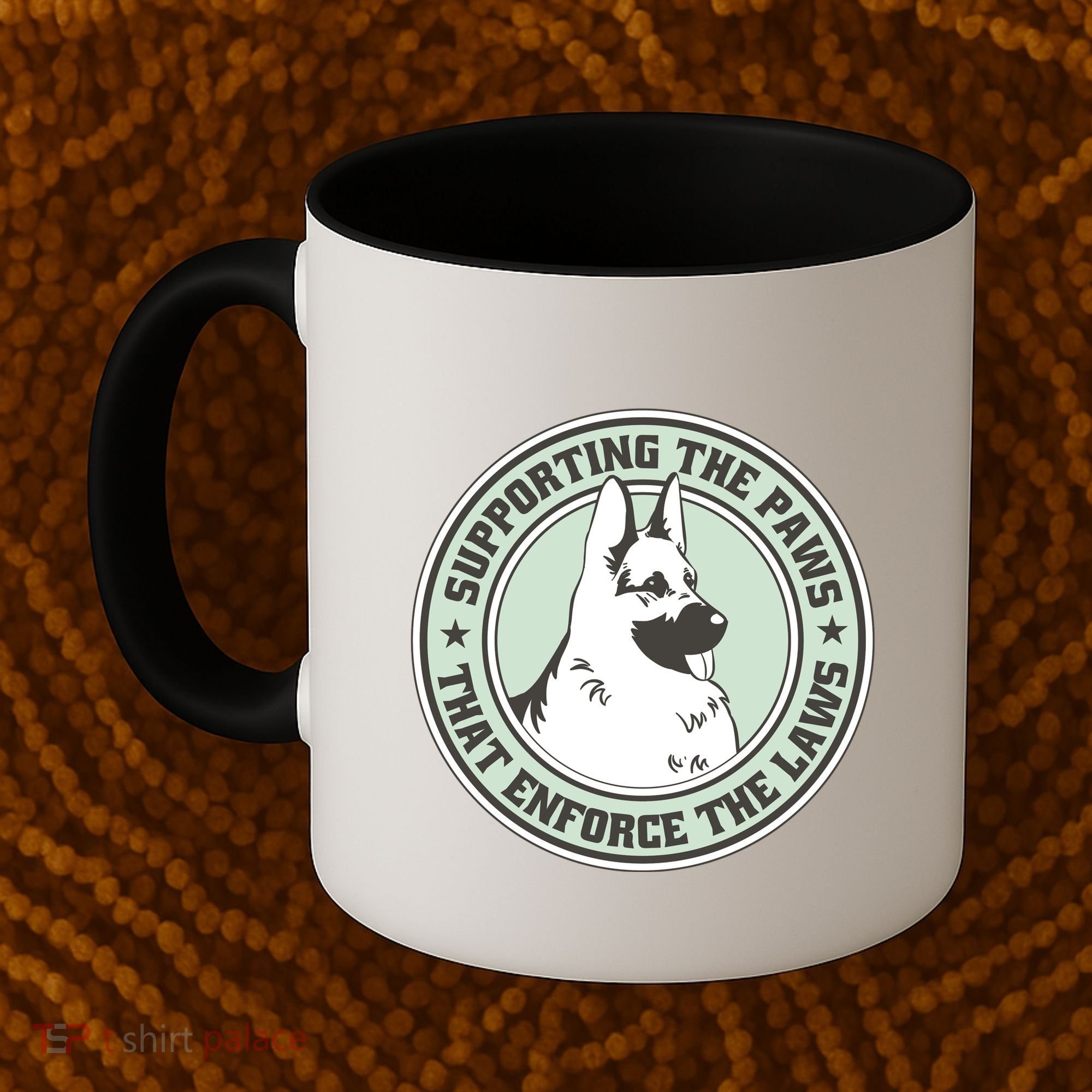 Supporting The Paws That Enforce The Laws Coffee Mug