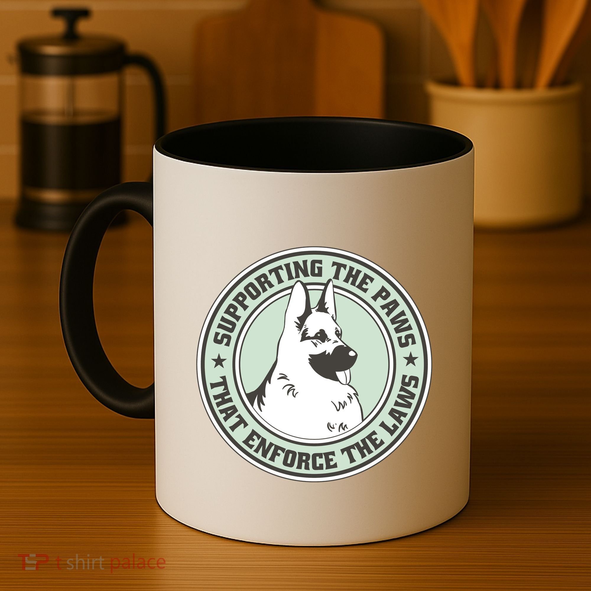 Supporting The Paws That Enforce The Laws Coffee Mug