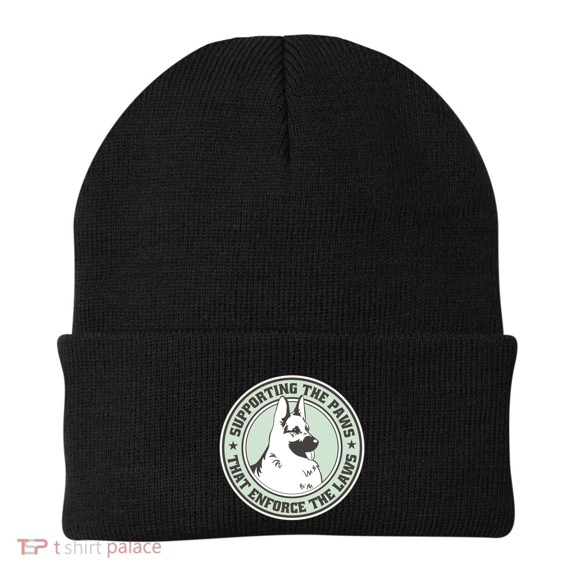 Supporting The Paws That Enforce The Laws Beanie