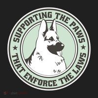 Supporting The Paws That Enforce The Laws Hat thumb 2