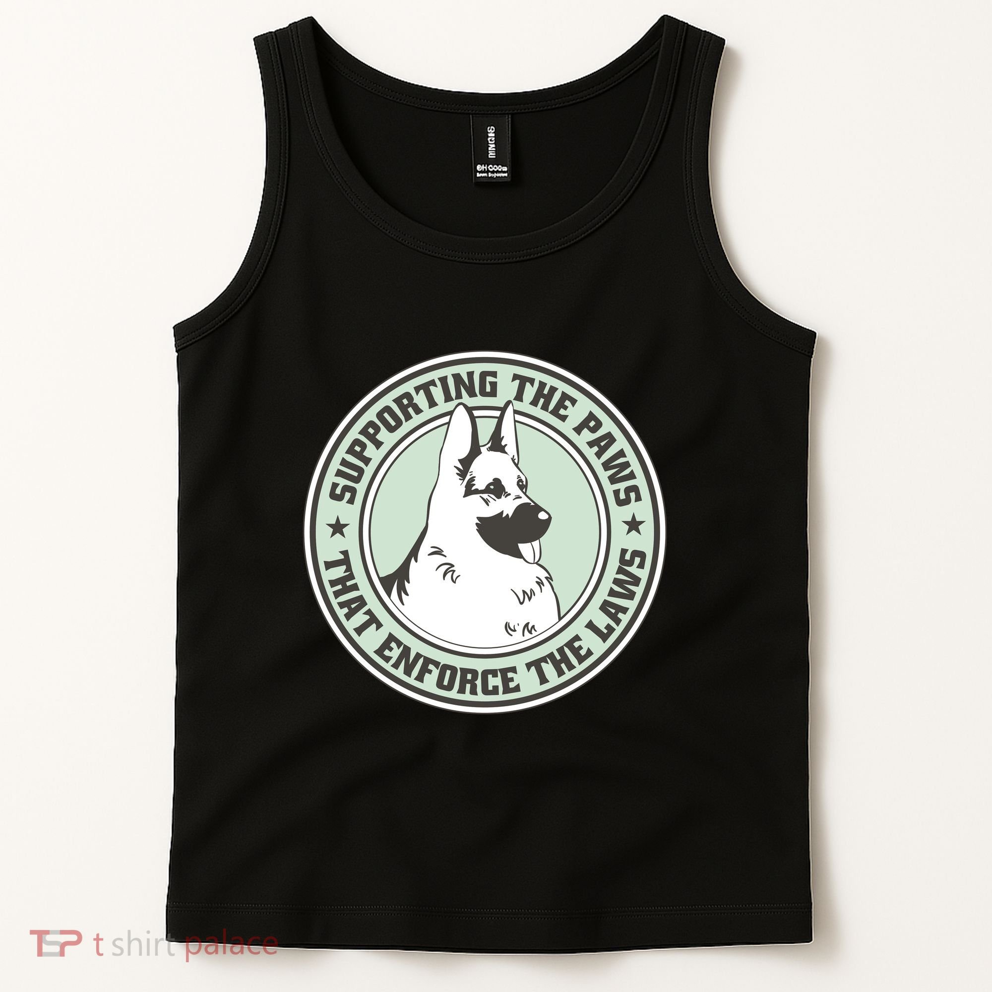 Supporting The Paws That Enforce The Laws Tank Top