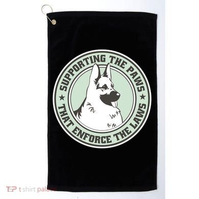Supporting The Paws That Enforce The Laws Golf Towel