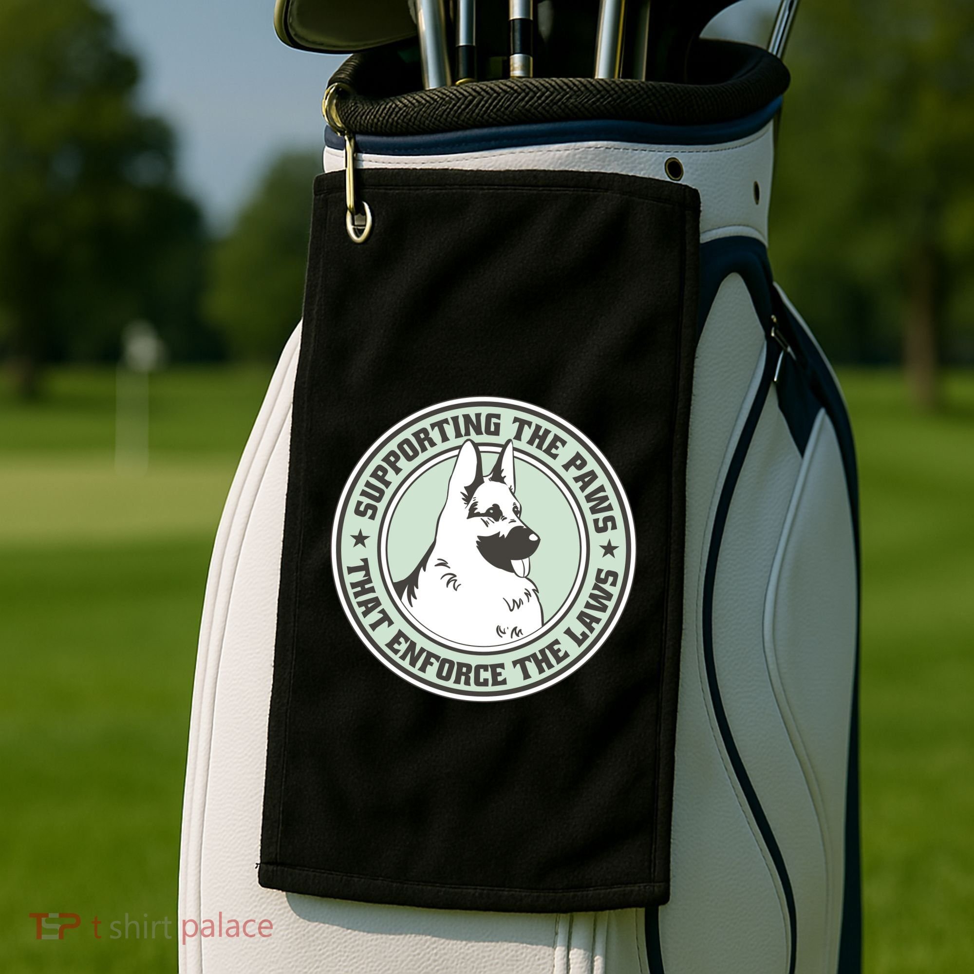 Supporting The Paws That Enforce The Laws Golf Towel