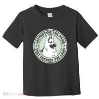 Supporting The Paws That Enforce The Laws Toddler T-Shirt thumb 0