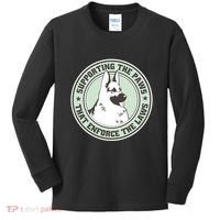 Supporting The Paws That Enforce The Laws Kids Long Sleeve Shirt thumb 0