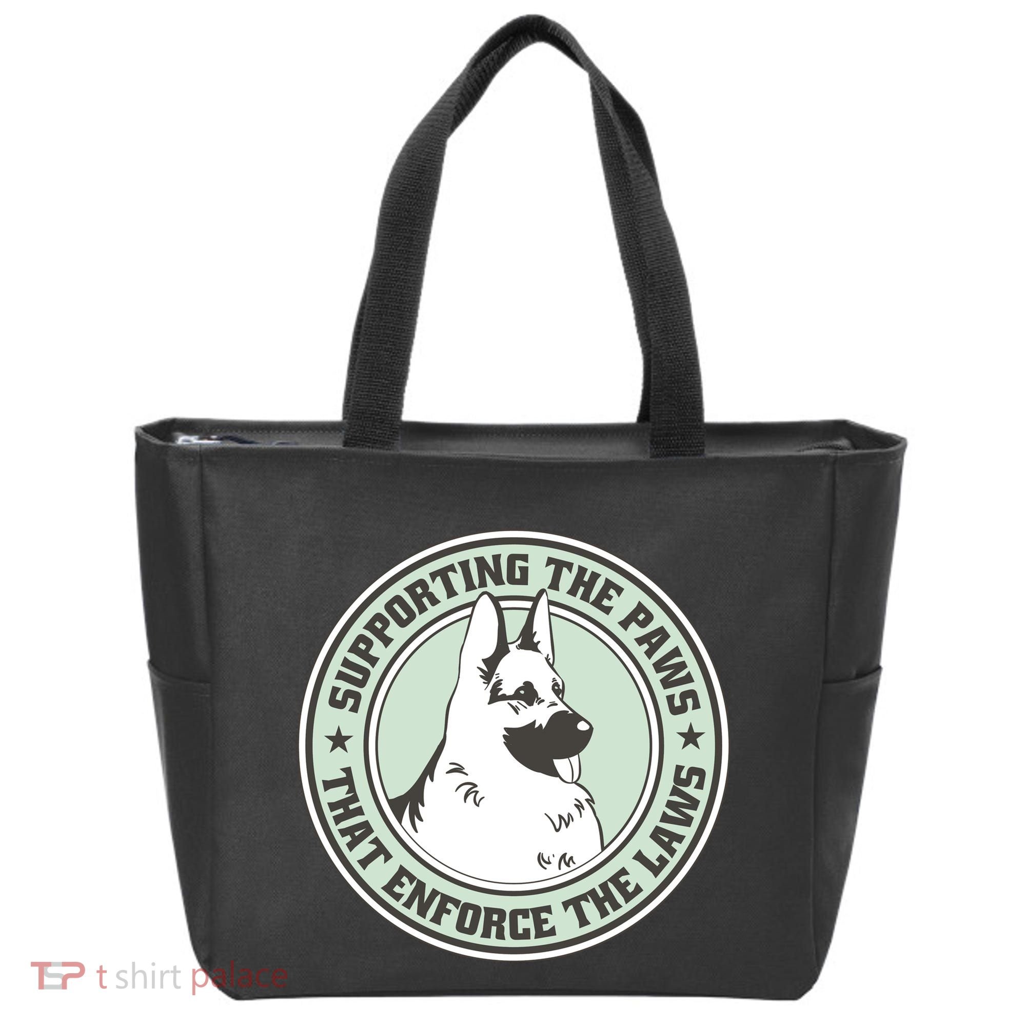 Supporting The Paws That Enforce The Laws Tote Bag