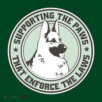 Supporting The Paws That Enforce The Laws Hoodie thumb 7