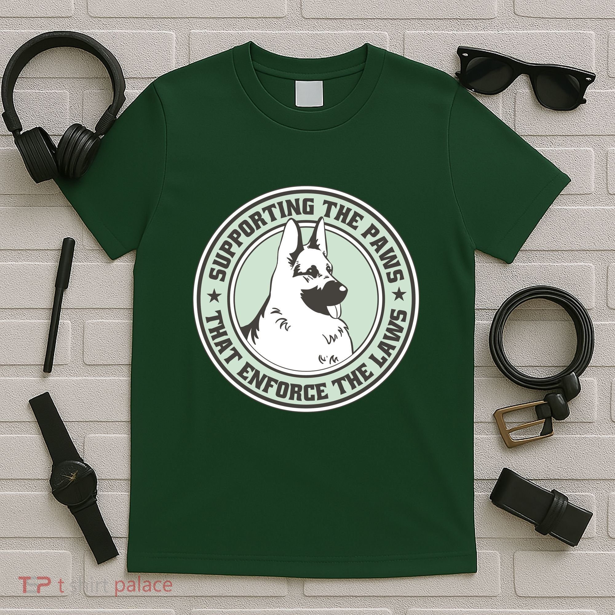 Supporting The Paws That Enforce The Laws T-Shirt