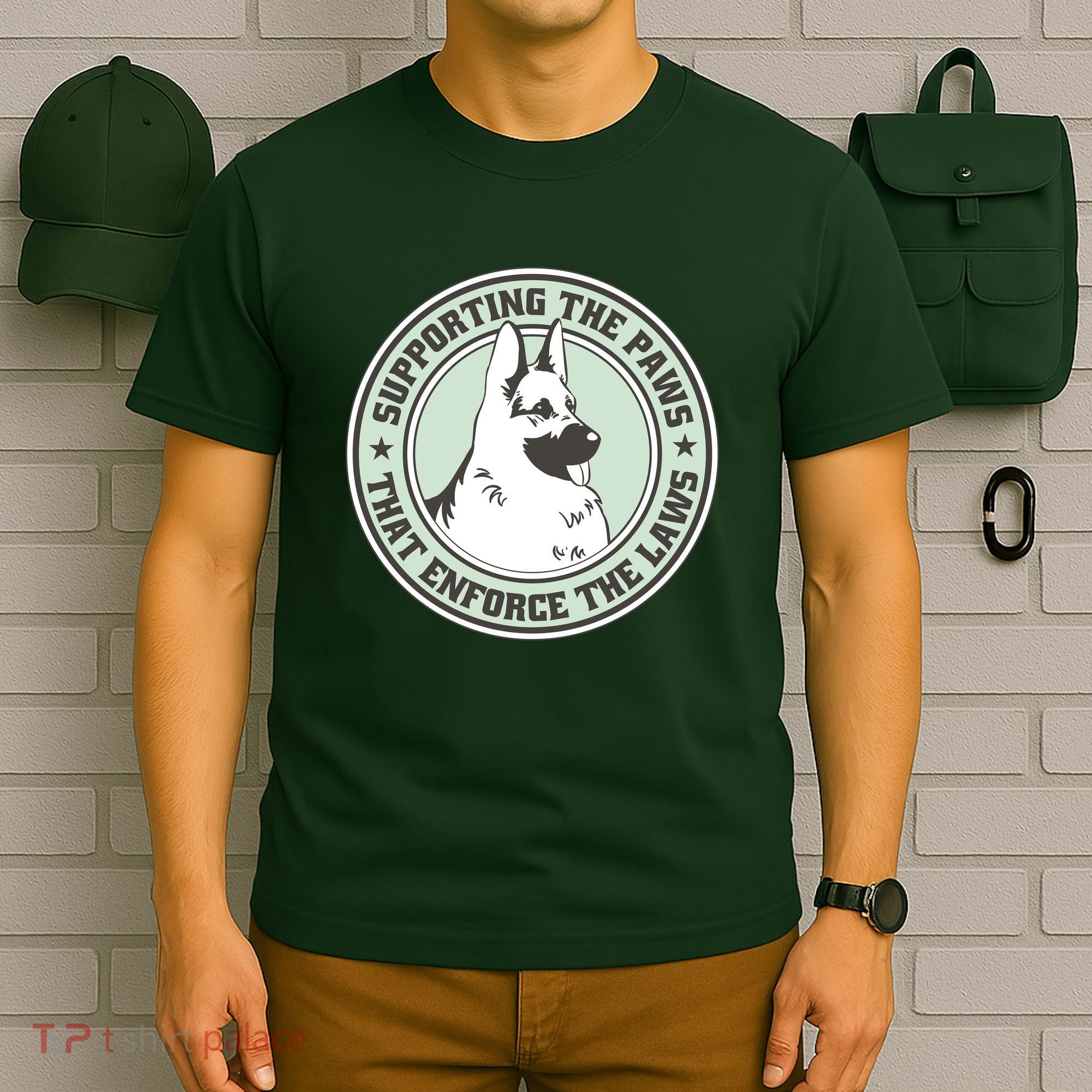 Supporting The Paws That Enforce The Laws T-Shirt