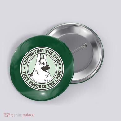 Supporting The Paws That Enforce The Laws Button